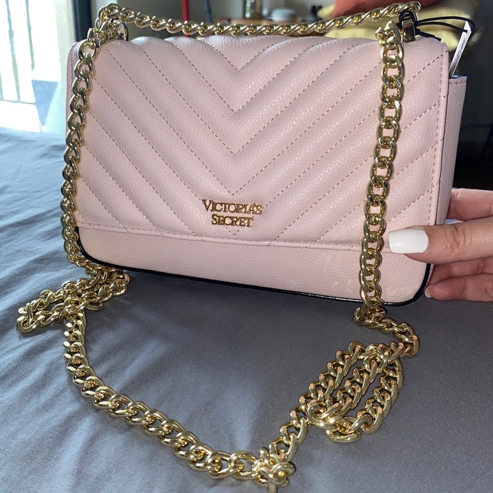 Victoria secret clutch pink creamy